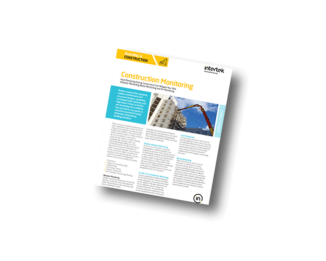 Construction Monitoring: Vibration, Noise, and Air Monitoring | Fact Sheet