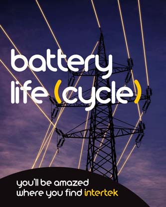 A low angle view of a power transmission tower