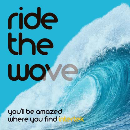 A large ocean wave cresting